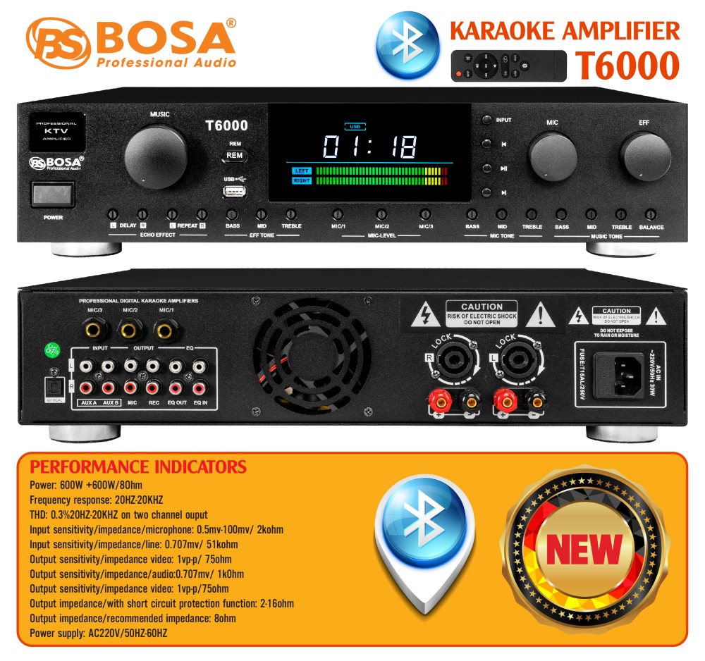 AMPLY KARAOKE BOSA T6000